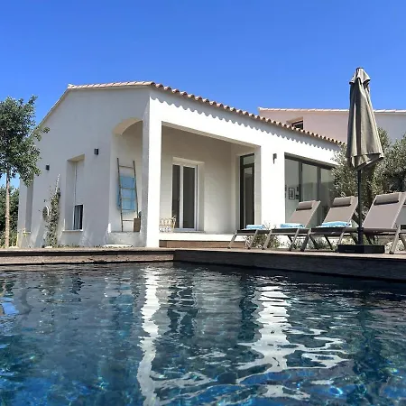Villa Vue Mer-plage A Pied- Marine De Davia